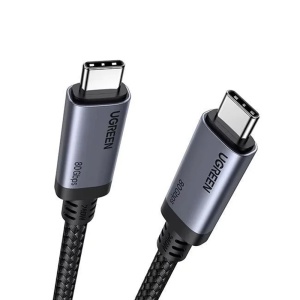 Cablu de Date USB-C la USB-C 80Gbps, 240W, 16K@60Hz, 1m, Ugreen L706, Negru - Img 3
