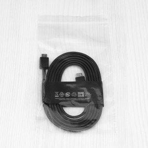 Cablu de Date USB-C to Type-C Fast Charging 3A, 1.8m - Samsung (EP-DW767JBE) - Black (Bulk Packing) - Img 5