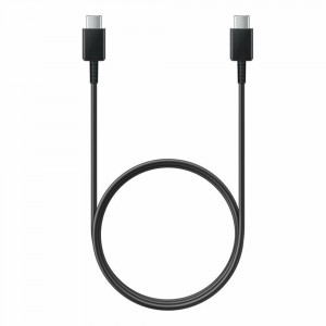 Cablu de Date USB-C to Type-C Super Fast Charging 5A, 1m - Samsung (EP-DN975BBEGWW) - Black (Bulk Packing) - Img 1