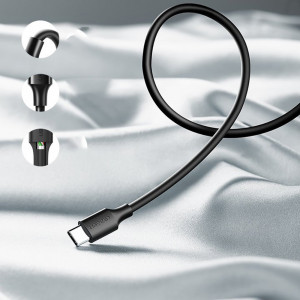 Cablu de Date USB la Type-C, PD18W, 3A, 2m, Ugreen US287, Alb - Img 4