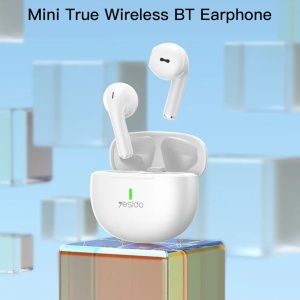 Casti wireless, Bluetooth v5.1, Half-in-ear, 220mAh, Yesido, Alb - Img 3