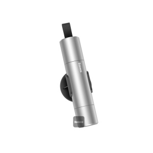 Ciocan Siguranta Auto Baseus, CRSFH-0G, Sharp Tool, Spargator Geam + Cutter Centura, Argintiu