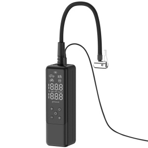 Compresor Auto Portabil, Proove, 85W, Afisaj Digital, Priza Bricheta, Negru