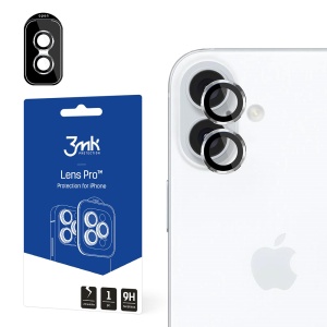 Folie camera pentru iPhone 16 / 16 Plus din sticla, Full Cover, Ultra Rezistenta, Premium, Lens Protection Pro 3mk, Transparenta