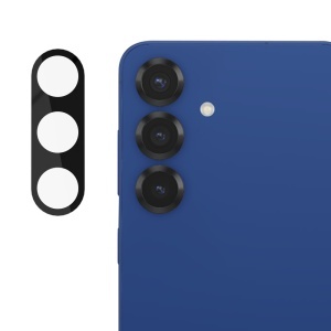 Folie camera pentru Samsung Galaxy S25, SKYDDAR INNOVATION, Camera Glass Negru, set cu sticker