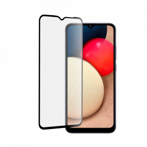 Folie de sticla Samsung Galaxy A02s, 3D Full Glue MOCOLO - Negru - Img 1