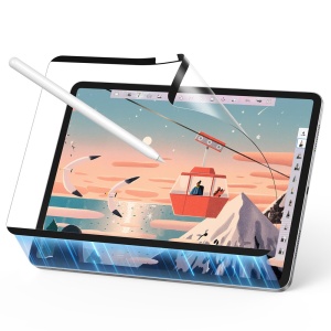 Folie pentru iPad Air 11 (2024) / Air 11 (2025) / Air 11 (2026) cu textura de Hartie, ESR Paper-Feel Magnetic, Negru