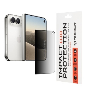 Folie pentru iPhone Duo, Anti-spy Ultra HD, Protectie 9H, Montare Simplă, 111D, set cu sticker, Privacy