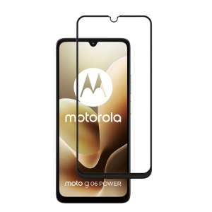 Folie pentru Motorola Moto G06 / Moto G06 Power din Sticla Securizata, Ultra HD, Protectie 111D, Montare Simplă, set cu sticker, Transparent