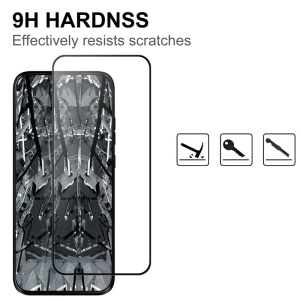 Folie pentru Motorola Moto G77 / Moto G67 din Sticla Securizata, Ultra HD, set cu sticker, ESD Glass Anti Static, Transparent - Img 3