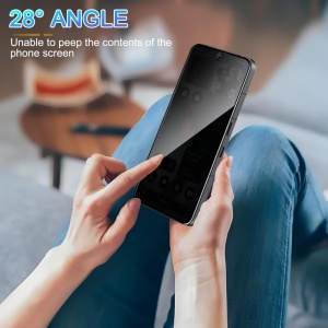 Folie pentru Nothing Phone (4a) Pro, Anti-spy Ultra HD, Protectie 9H, Montare Simplă, 111D, set cu sticker, Privacy - Img 2