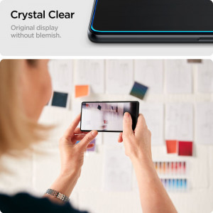 Folie pentru Samsung Galaxy A15 4G / A15 5G / A25 5G, Spigen Glas.TR Align Master - Clear - Img 7