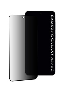 Folie pentru Samsung Galaxy A37 5G, Anti-spy Ultra HD, Protectie 9H, Montare Simplă, 111D, set cu sticker, Privacy - Img 2