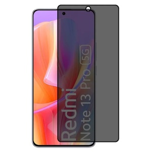 Folie pentru Xiaomi Redmi Note 13 Pro 5G / Poco X6, Anti-spy Ultra HD, Protectie 9H, Montare Simplă, 111D, Privacy, set cu sticker