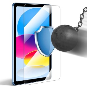 Folie sticla pentru iPad 10 (2022) 10.9", Claritate si Protectie Maxima, 0.33mm, Strat Oleofobic Anti-Amprenta, BlueStar Tab Glass - Negru - Img 3