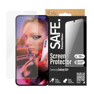 Folie Sticla pentru Samsung Galaxy S24, Ultra-Wide Fit w. EasyAligner, PanzerGlass, Anti-Soc si Anti-Bule, Transparent