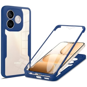 Husa 360° Honor 600 Lite, Husa Fata spate, Antisoc, set cu sticker, [Pachet 360°] ColorVerse, Albastru