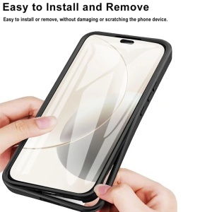 Husa 360° Honor X5c Plus, SKYDDAR INNOVATION, [Pachet 360°] ColorVerse, set cu sticker, Mov - Img 3