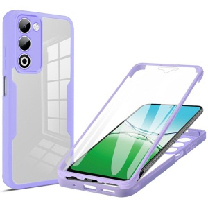 Husa 360° Oppo A5 4G / A5 5G, SKYDDAR INNOVATION, [Pachet 360°] ColorVerse, set cu sticker, Mov