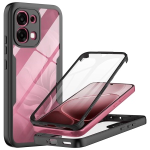 Husa 360° Oppo A6 Pro 5G, Fata spate, [Pachet 360°] ColorVerse, set cu sticker, Negru