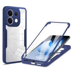 Husa 360° Oppo Reno13, SKYDDAR INNOVATION, [Pachet 360°] ColorVerse, Albastru, set cu sticker