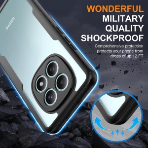 Husa 360° Xiaomi Redmi Note 15 4G / Redmi Note 15 5G, SKYDDAR INNOVATION, [Pachet 360°] ColorVerse, set cu sticker, Negru - Img 4
