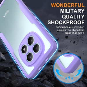 Husa 360° Xiaomi Redmi Note 15 4G, SKYDDAR INNOVATION, [Pachet 360°] ColorVerse, set cu sticker, Mov - Img 4
