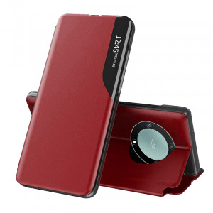 Husa Honor Magic5 Lite 5G tip carte, Techsuit eFold - Rosu - Img 1