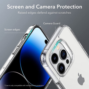Husa iPhone 14 Pro, ESR Air Shield Boost - Translucent Black - Img 6