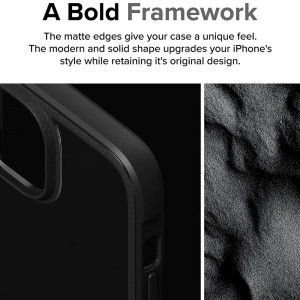 Husa iPhone 15 Plus, Ringke Fusion Bold - Negru - Img 6