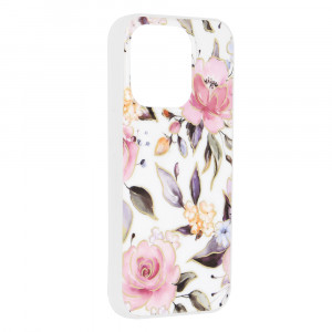 Husa iPhone 15 Pro Marble Series, Techsuit - Chloe White - Img 6
