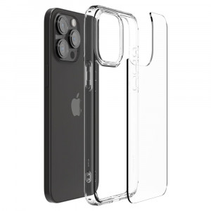 Husa iPhone 15 Pro Max, Spigen Ultra Hybrid - Clear - Img 4