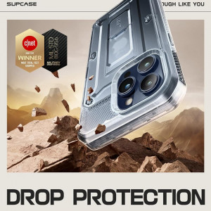 Husa iPhone 15 Pro, Supcase Unicorn Beetle Pro - Clear - Img 6