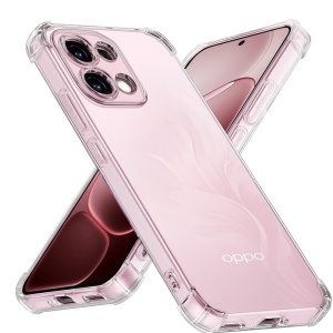Husa Oppo A6 Pro 5G din Silicon Slim, set cu sticker, Shockproof Clear, Transparenta