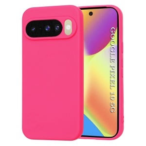 Husa pentru Google Pixel 10 / Pixel 10 Pro, SKYDDAR INNOVATION, din Silicon Catifelat, SoftElegance , Fucsia, set cu sticker
