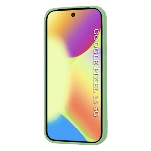 Husa pentru Google Pixel 10 / Pixel 10 Pro, SKYDDAR INNOVATION, din Silicon Catifelat, SoftElegance , Verde deschis, set cu sticker  - Img 2
