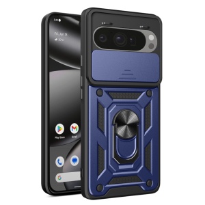 Husa pentru Google Pixel 10 Pro XL, SKYDDAR INNOVATION, CamShield, Albastru, set cu sticker