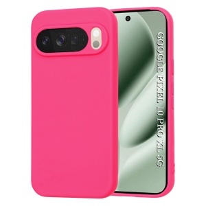 Husa pentru Google Pixel 10 Pro XL, SKYDDAR INNOVATION, din Silicon Catifelat, SoftElegance , Fucsia, set cu sticker