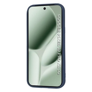 Husa pentru Google Pixel 10 Pro XL, SKYDDAR INNOVATION, din Silicon Catifelat, SoftElegance , Bleumarin, set cu sticker  - Img 2