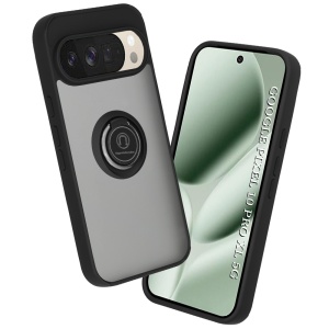 Husa pentru Google Pixel 10 Pro XL, SKYDDAR INNOVATION, Glinth+ cu Inel Rotativ 360°, Compatibilitate Magnetica, Negru, set cu sticker