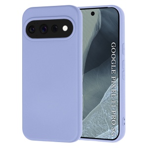 Husa pentru Google Pixel 11 Pro din Silicon Catifelat, Antisoc, set cu sticker, SoftElegance, Violet