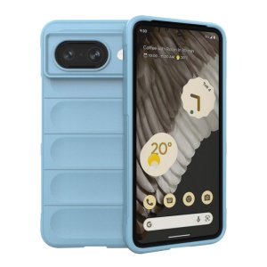Husa pentru Google Pixel 8a eleganta, din silicon mat, SKDR Vogue - Bleu