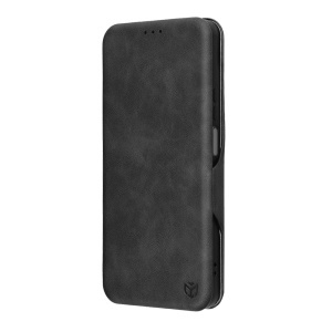Husa pentru Honor 400 Smart, SKYDDAR INNOVATION, Safe Wallet tip carte din Piele Ecologica, Suport Carduri, Inchidere Magnetica, set cu sticker, Negru - Img 4