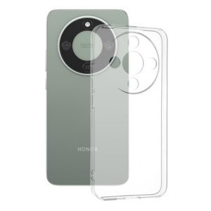 Husa pentru Honor Magic8 Lite, SKYDDAR INNOVATION, Silicone Shield, cu Inel Magnetic, Antisoc, set cu sticker, Transparenta