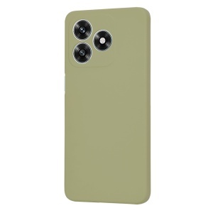 Husa pentru Honor X5c Plus, SKYDDAR INNOVATION, din Silicon Catifelat, SoftElegance, set cu sticker, Verde - Img 2