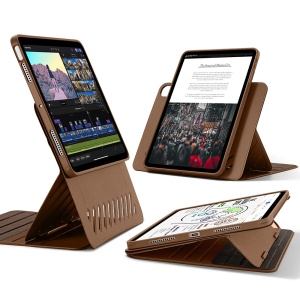 Husa pentru iPad Air 13 (2024 / 2025 / 2026) magnetica, Stand View, Shift Magnetic ESR, Maro