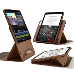 Husa pentru iPad Pro 11 (2024 / 2025) magnetica, Stand View, Shift Magnetic ESR, Maro