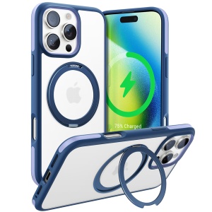 Husa pentru iPhone 16 Pro, Torras Ostand R Fusion MagSafe, Albastru