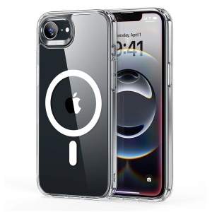 Husa pentru iPhone 16e, slim, ESR Classic Hybrid HaloLock, Transparenta