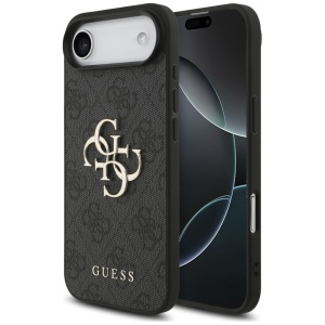 Husa pentru iPhone 17 Air, Guess Hardcase 4G Big Logo, Protectie Slim, Compatibila, Negru
